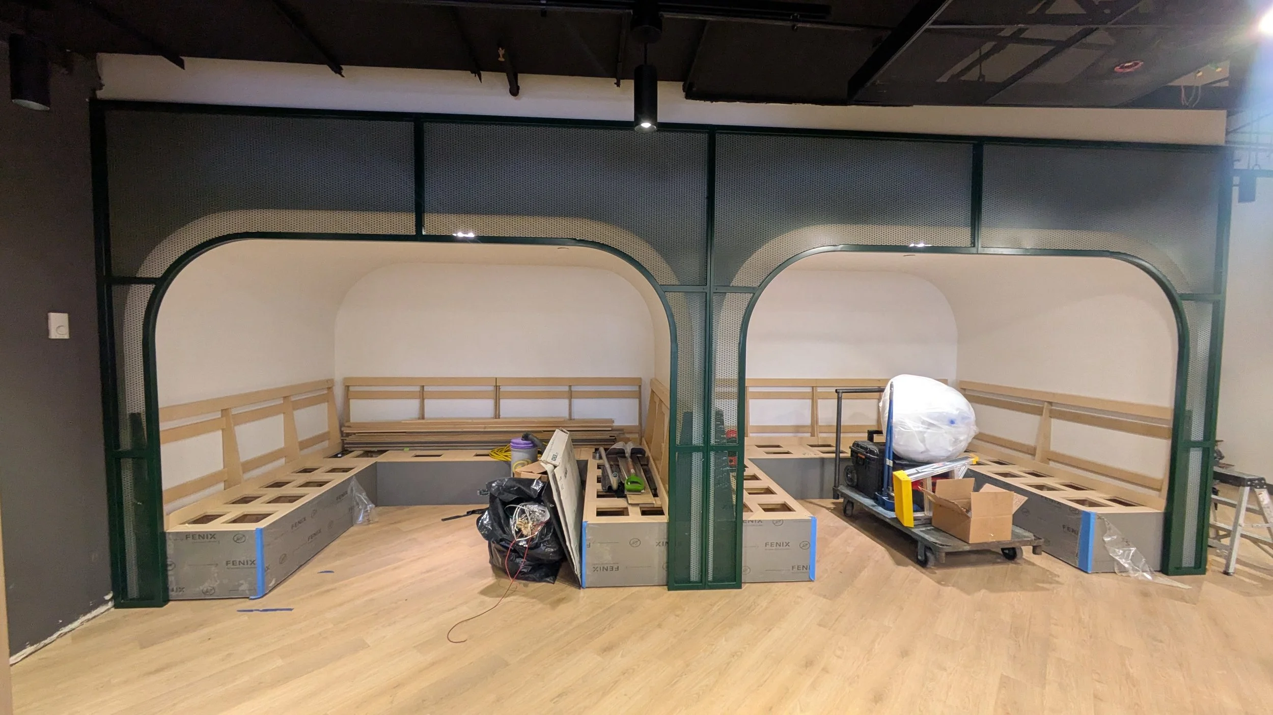 Interior Metal Cladding