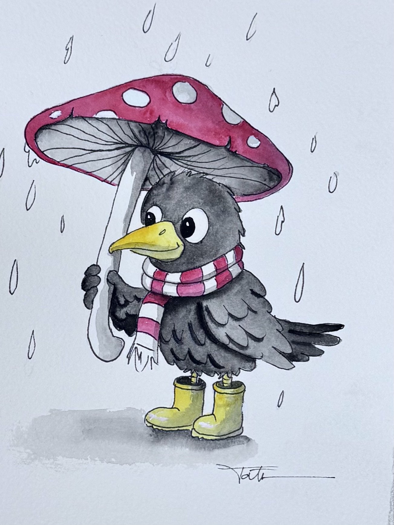 Tammy Tatum  Singing in the rain  ink