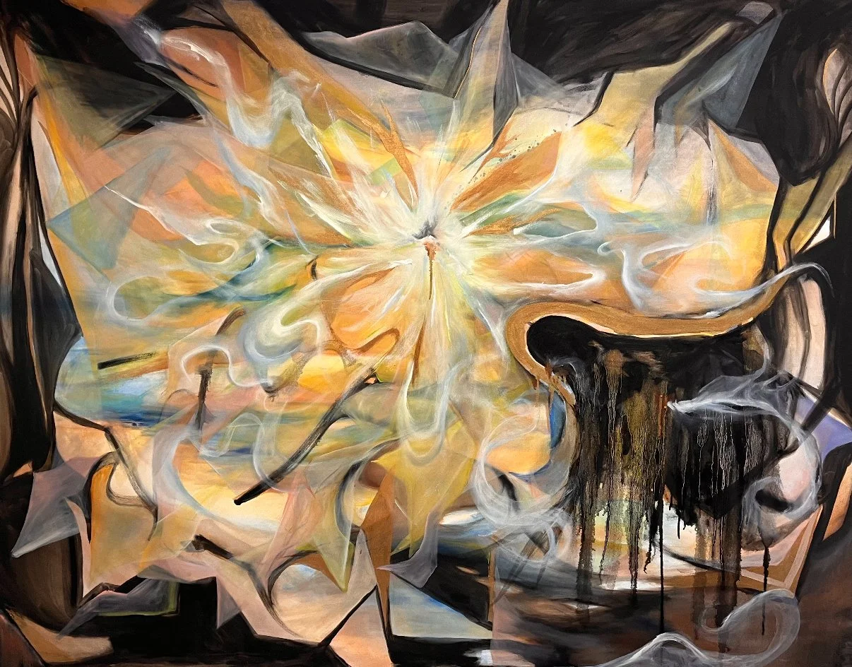Grace Little, deep magic, Oil on canvas, 48x60 in. $2,750
