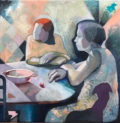 Rosamond Casey,  Still Life Under Seige , oil on canvas