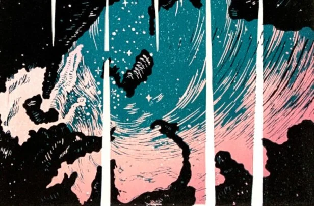 IAM-Cosmic-reduction-linoleum-print-space-pinkblue.jpg