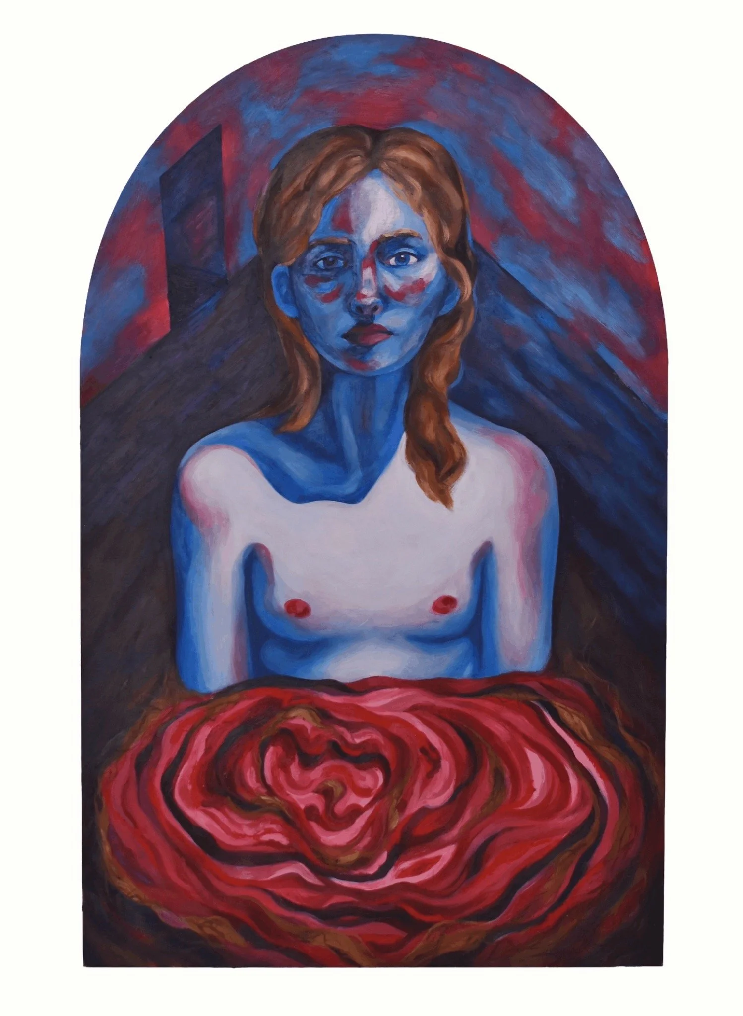 Sidney Hale,  Death in Appalachia,  oil on canvas
