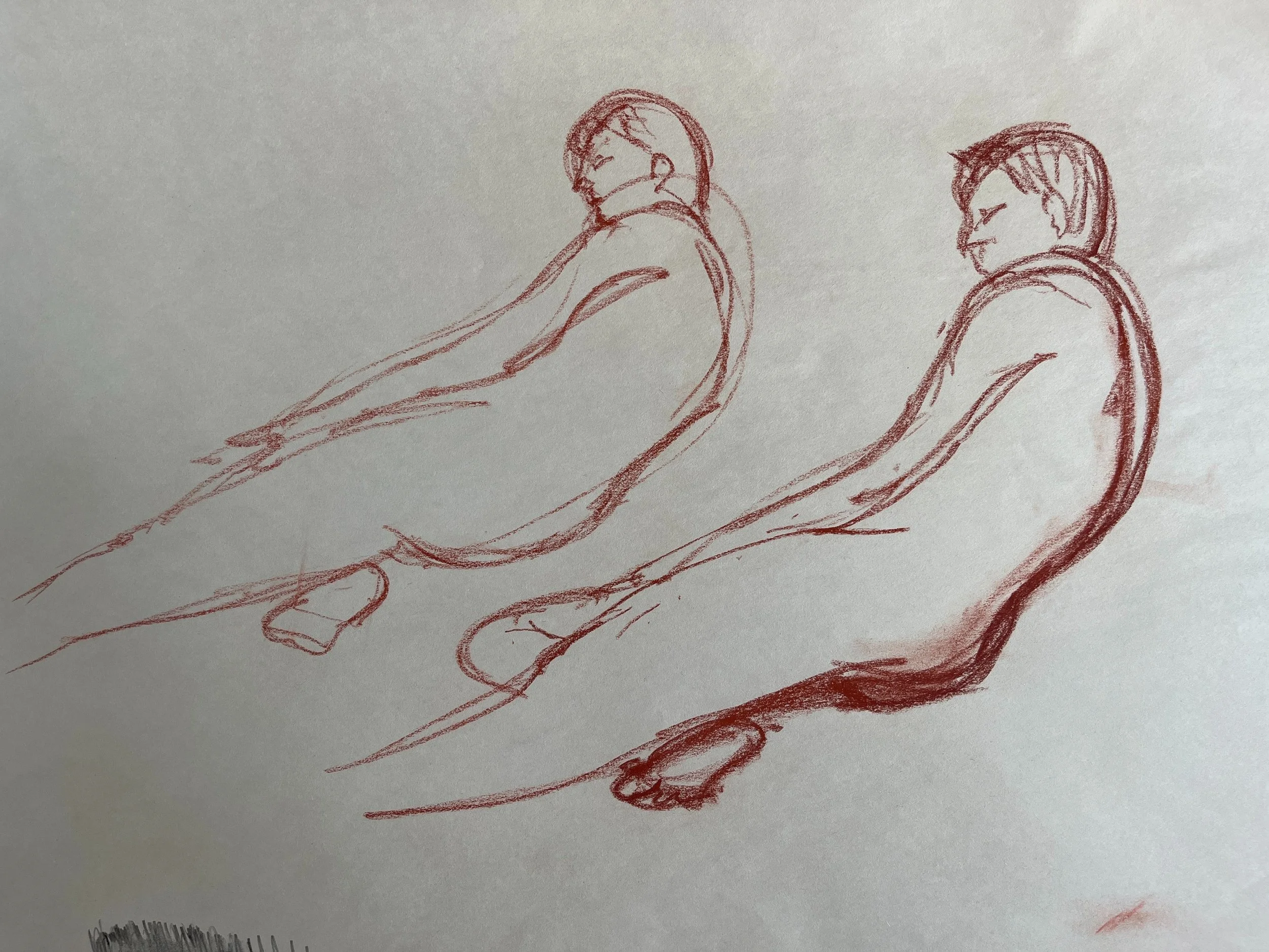 Jeffrey Aten, Repose, pastel