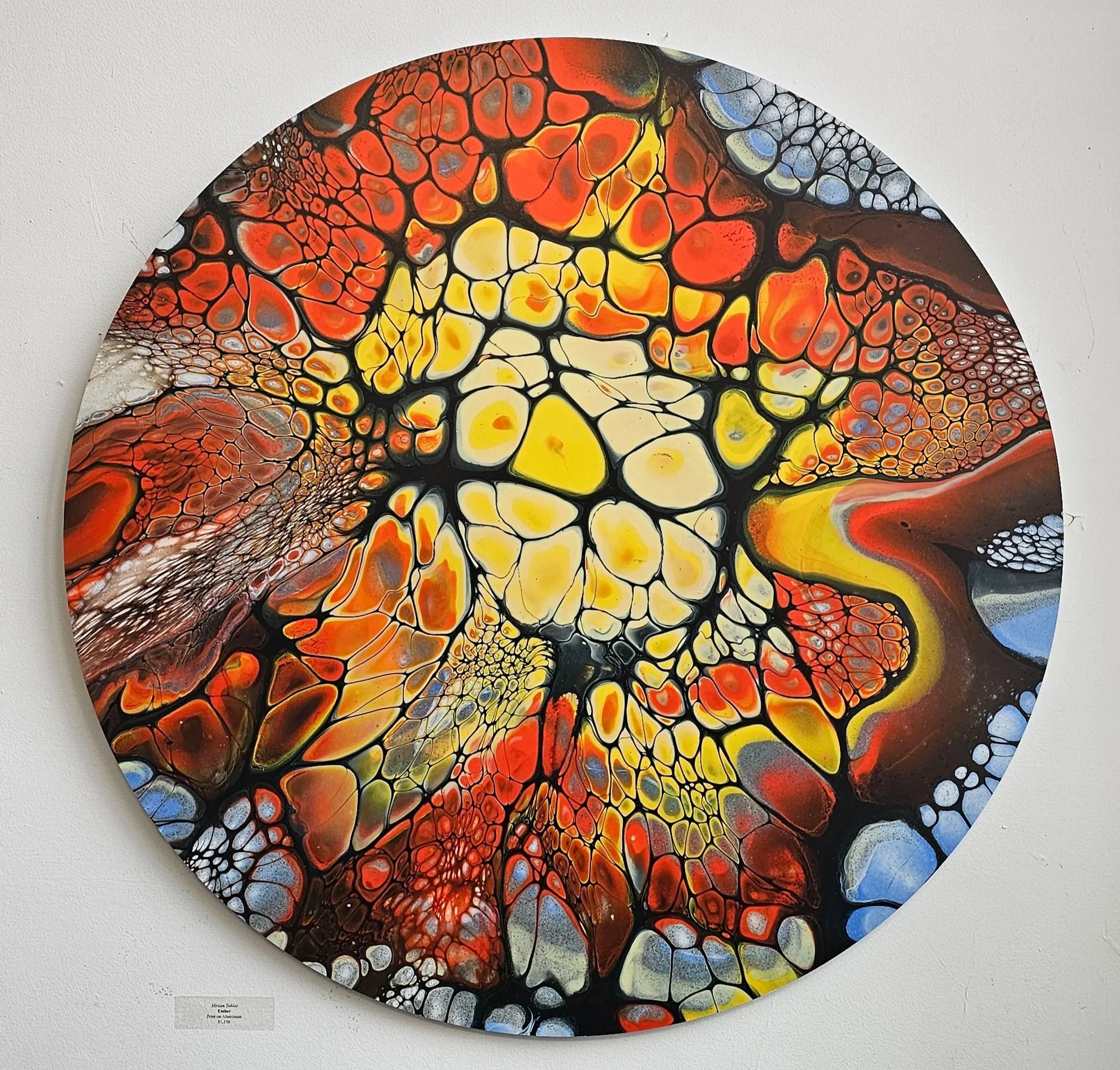 Miriam Tobias, Ember, Sublimation print on aluminum, 45 in. $1,400