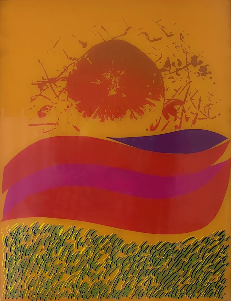 Chica Tenney (1939-2022), Impact of an Afternoon, Silkscreen on paper, 21.25x16.5 in. $600