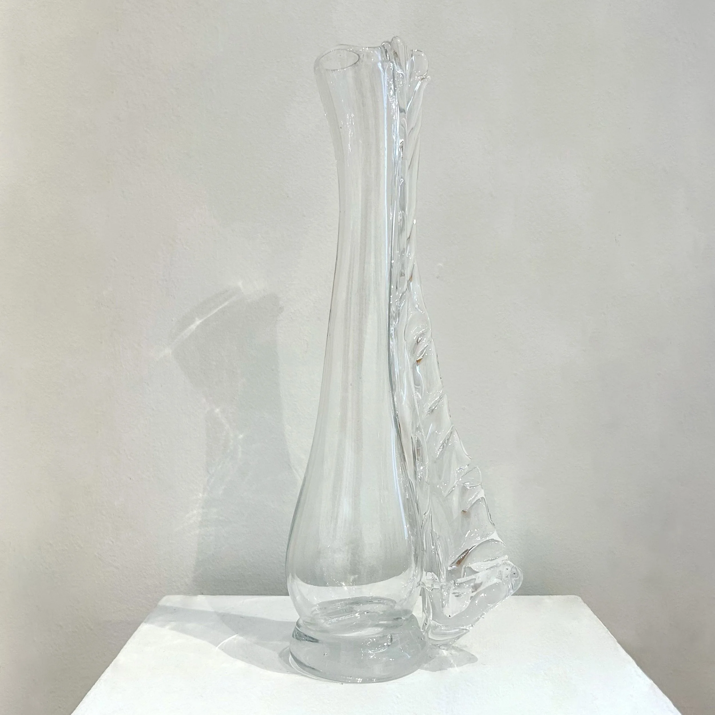 Anson Parker, Vase, glass , 14x4 in, $150