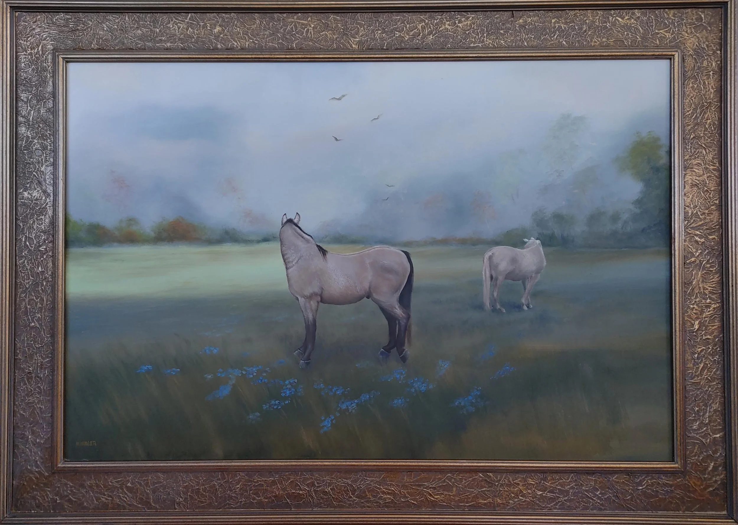 Alan Kindler, October Mist, Oil on board, 24x36 in. $1,950