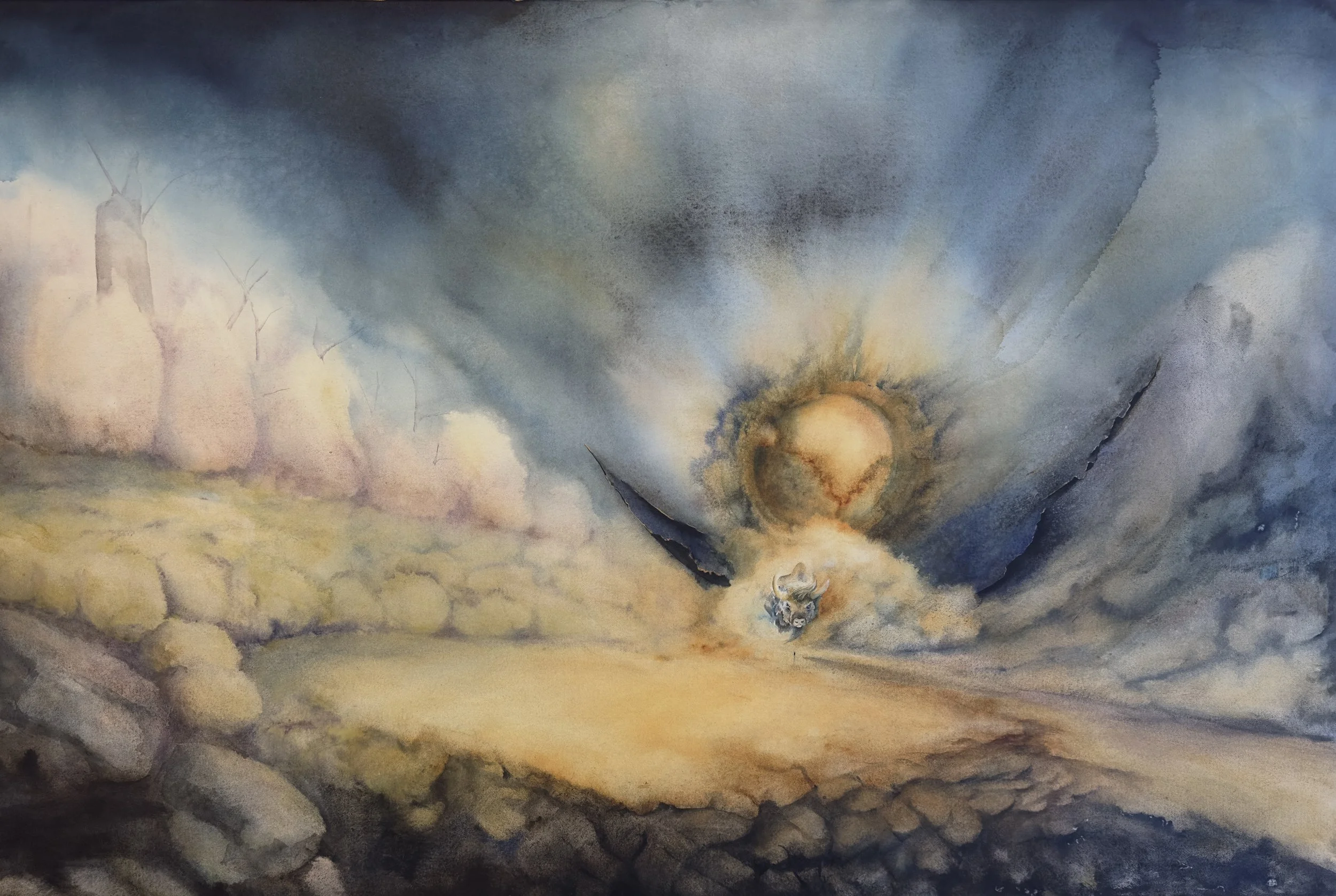 Sam Fisher,  Fight to Lose,   watercolor