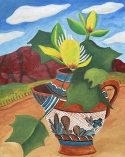 Leslie Quenichet,  Out of the Desert & Into the South 2,  oil on linen canvas