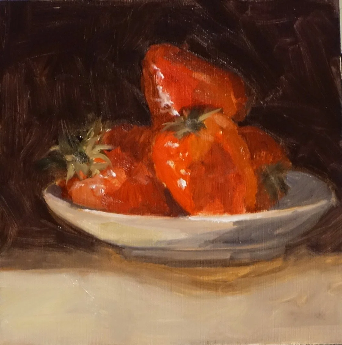 Blake Hurt, Improvise & Innovate, Oil on panel, 6x6 in. $250
