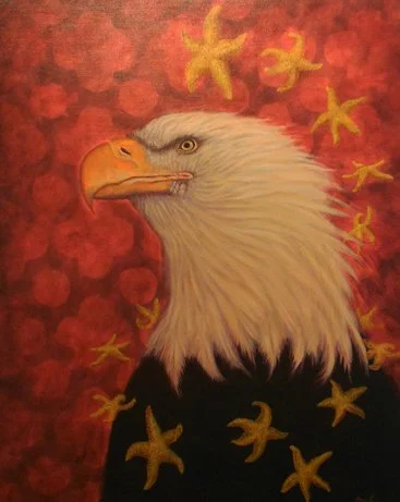 Cynthia Burke, Eagle Dream , Oil, 32x24 in. $1,500