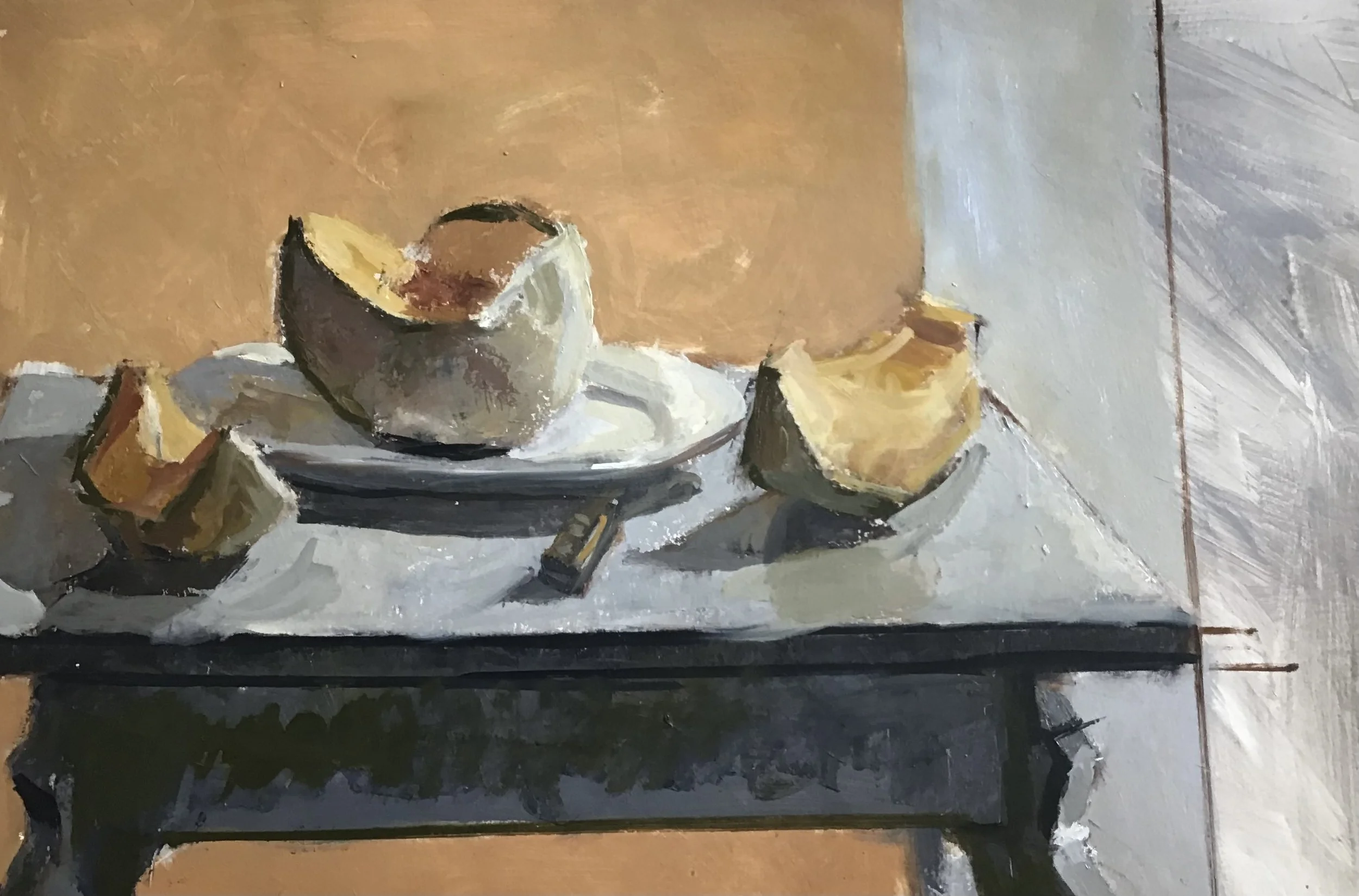 Kerney Rhoden, Jr, Exercise #9, 2021 , Oil on paper, 11x13 in, $600