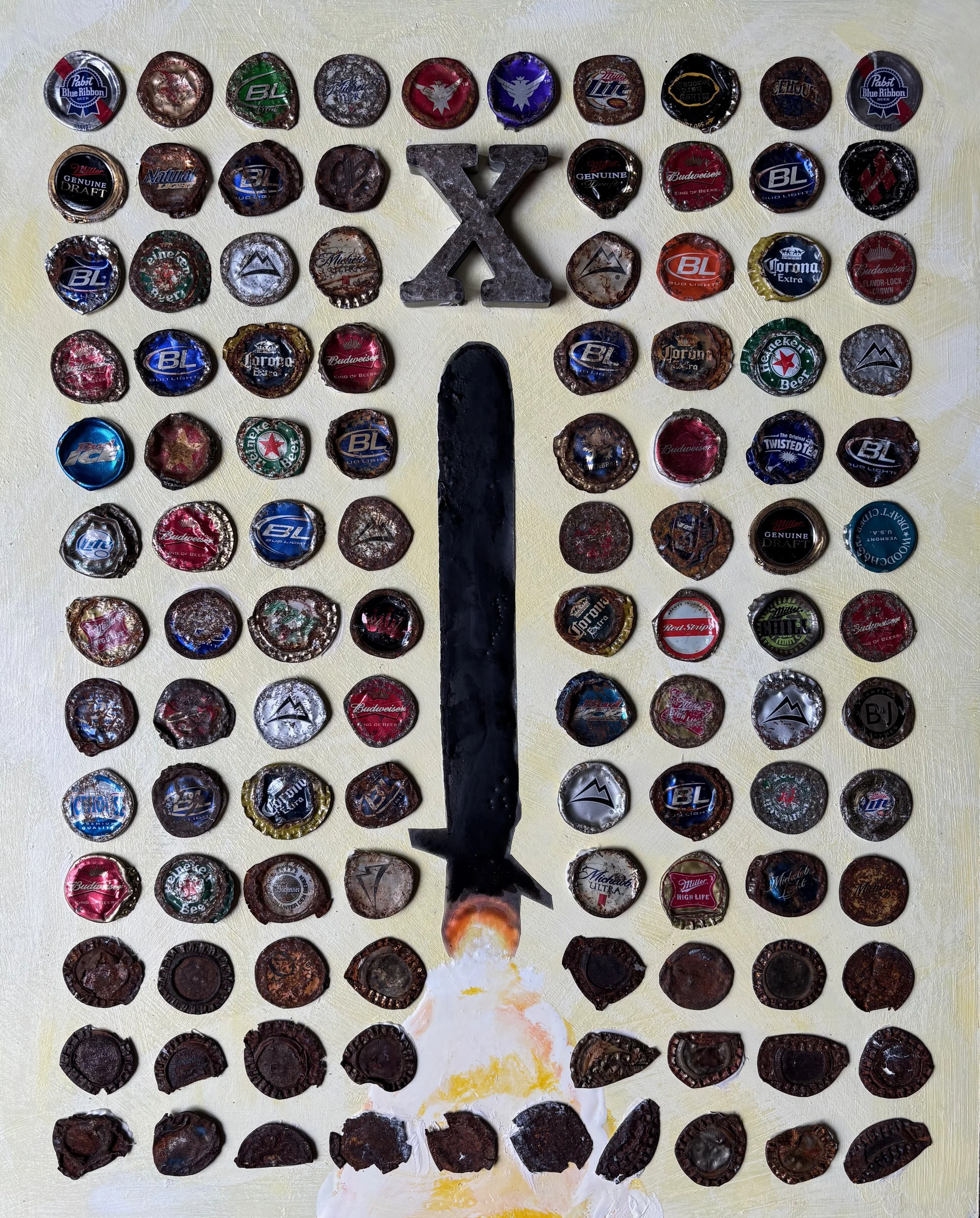 Meg Norling,  Bombed,  mixed media