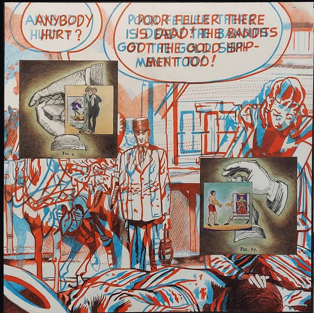 Peter Allen,  Anybody Hurt,  colored pencil
