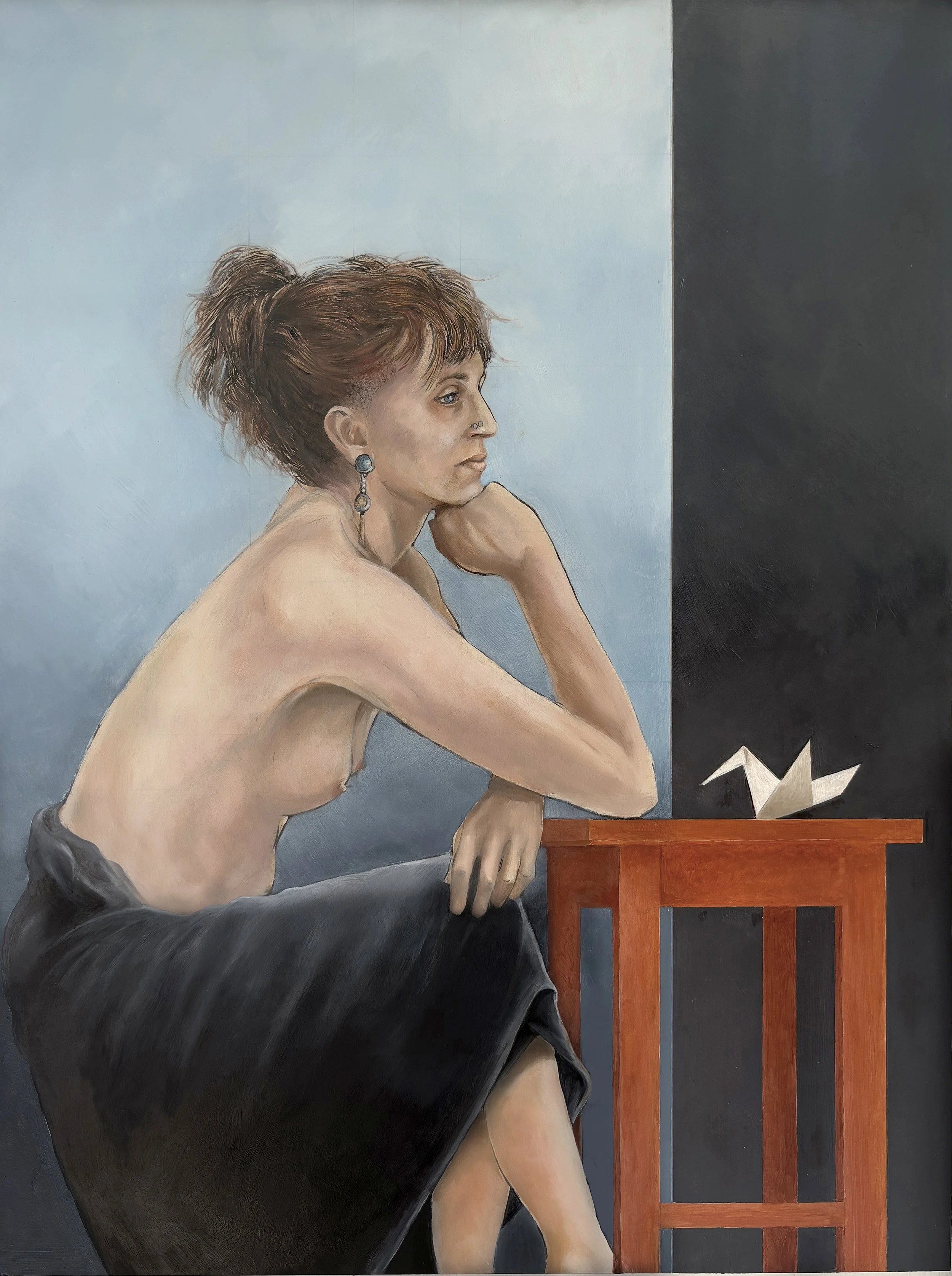 Mike Powers,  Day Dreaming   , oil