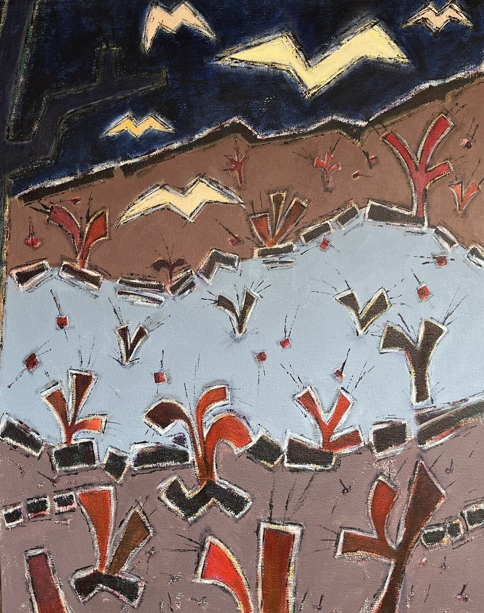 Susan Patrick,  Night Watch , Acrylic
