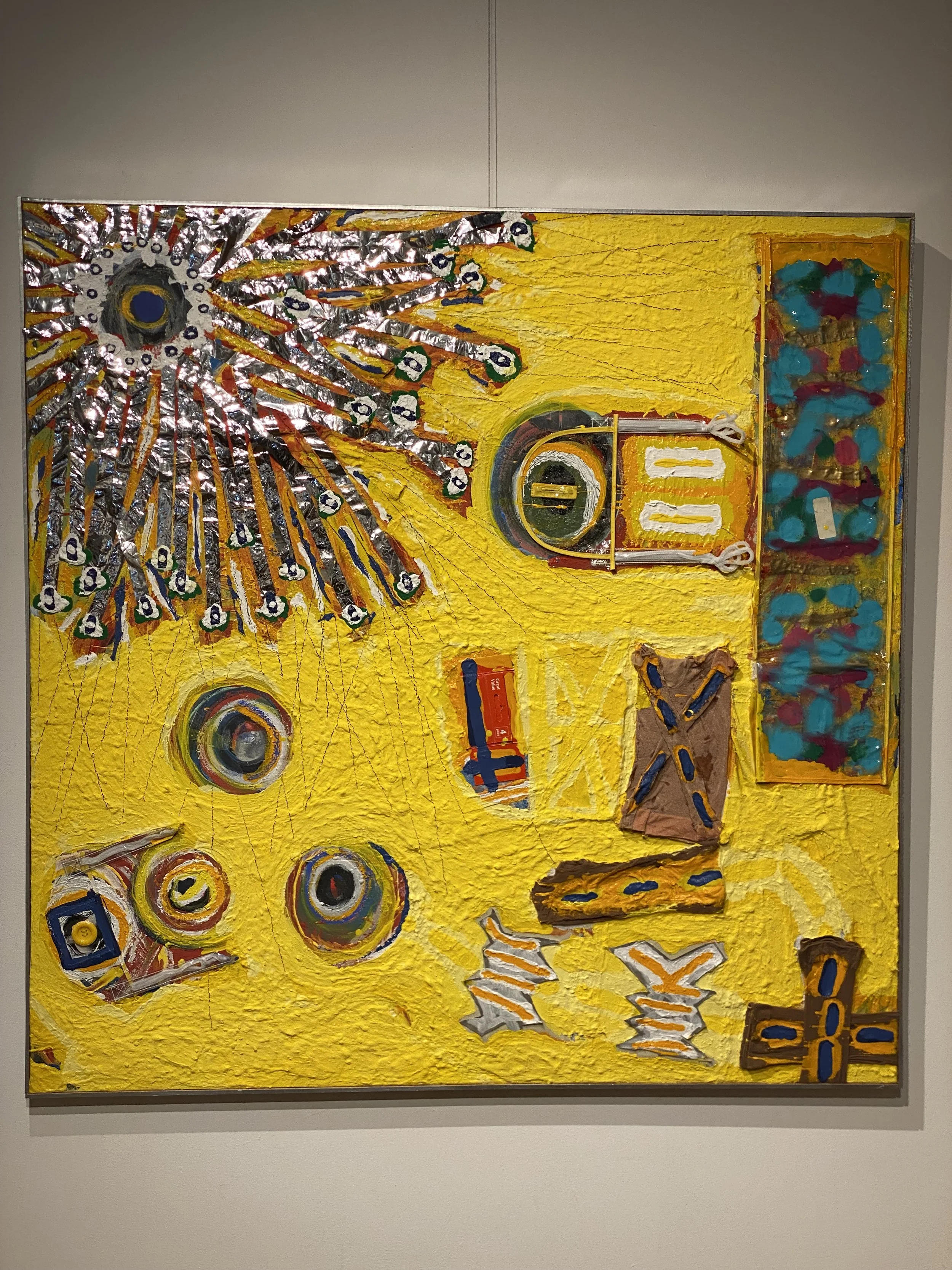 Christopher Headings, Argula (homage to A.G.), Mixed media, 48x48 in, $1,896