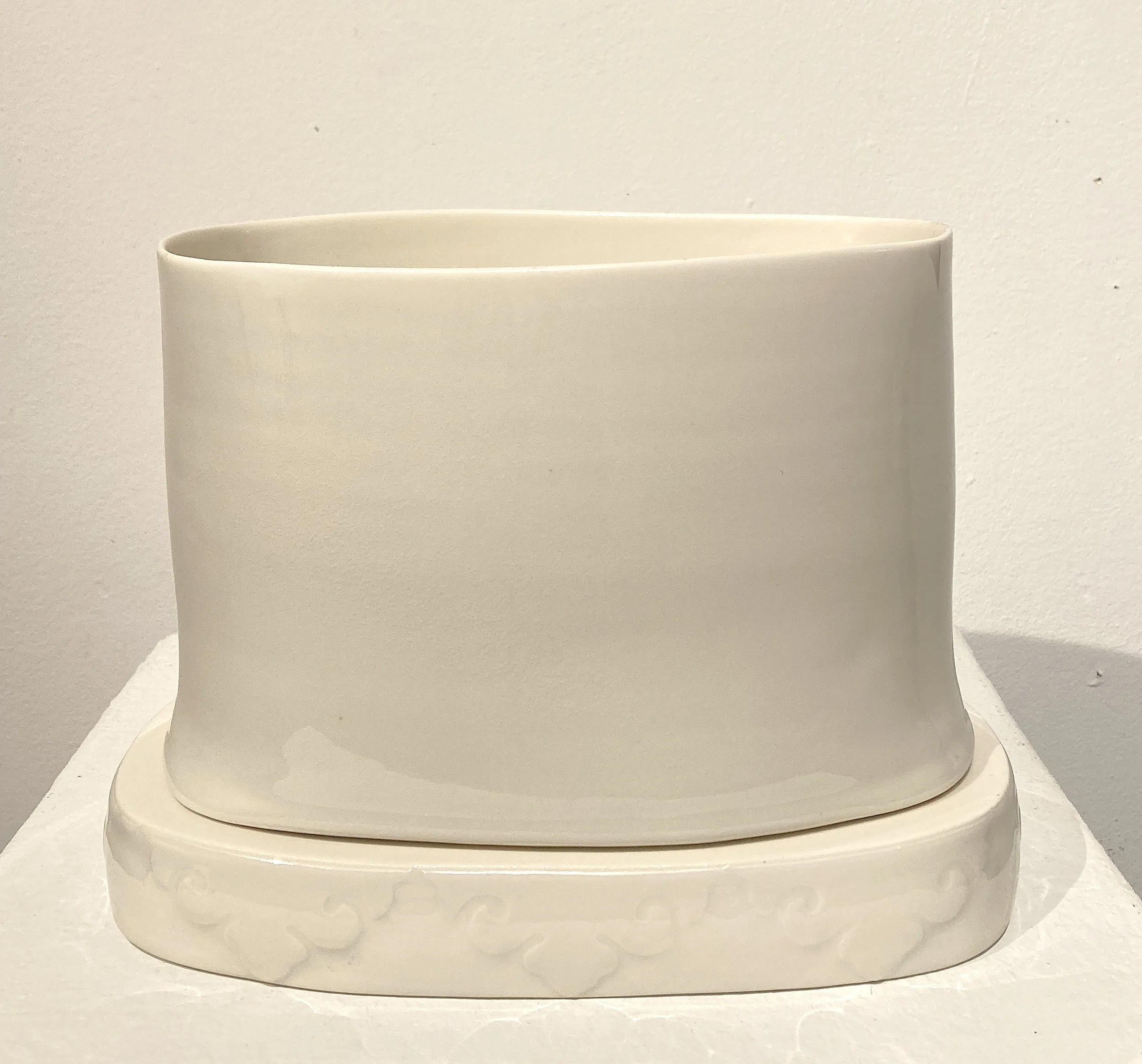 Rebekah Wostrel, Vase, Porcelain, 7 x 8 x 4 in, $350