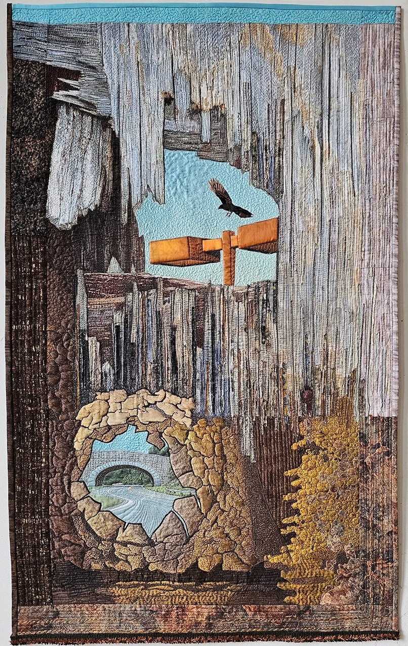 Jill Kerttula,  Break On Through,  fiber art