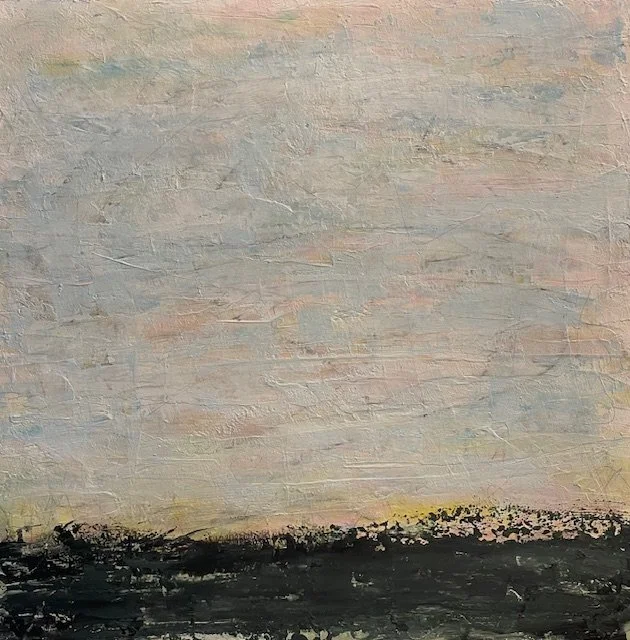Susan Haley Northington, Where Stillness Gathers, Acrylic and graphite, 18x18 in. $300