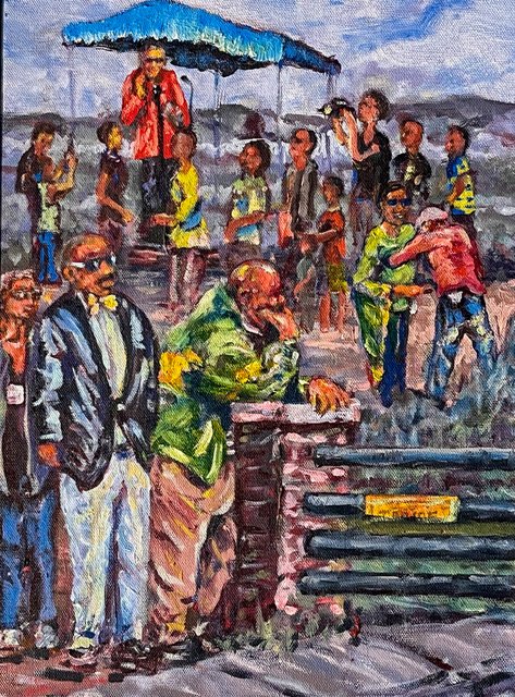 Michael Williams, Recognition , oil on canvas