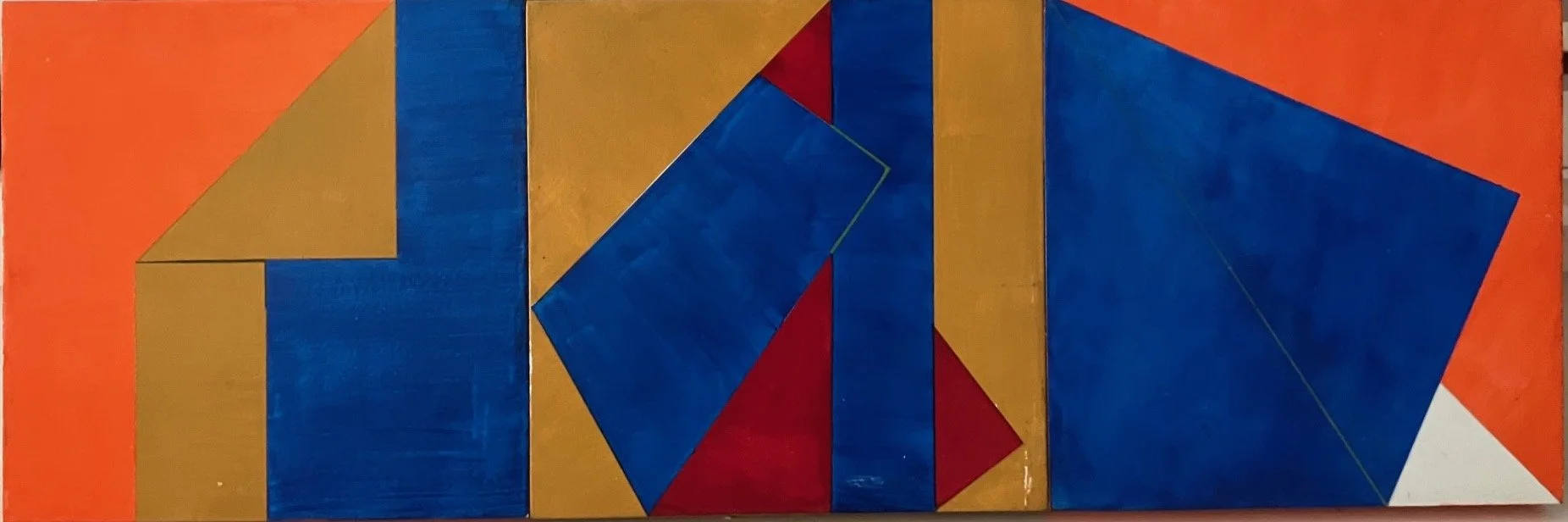 Mike Brunelle, 350 Broadway , Acrylic on Board, 8 x 24 in. $200