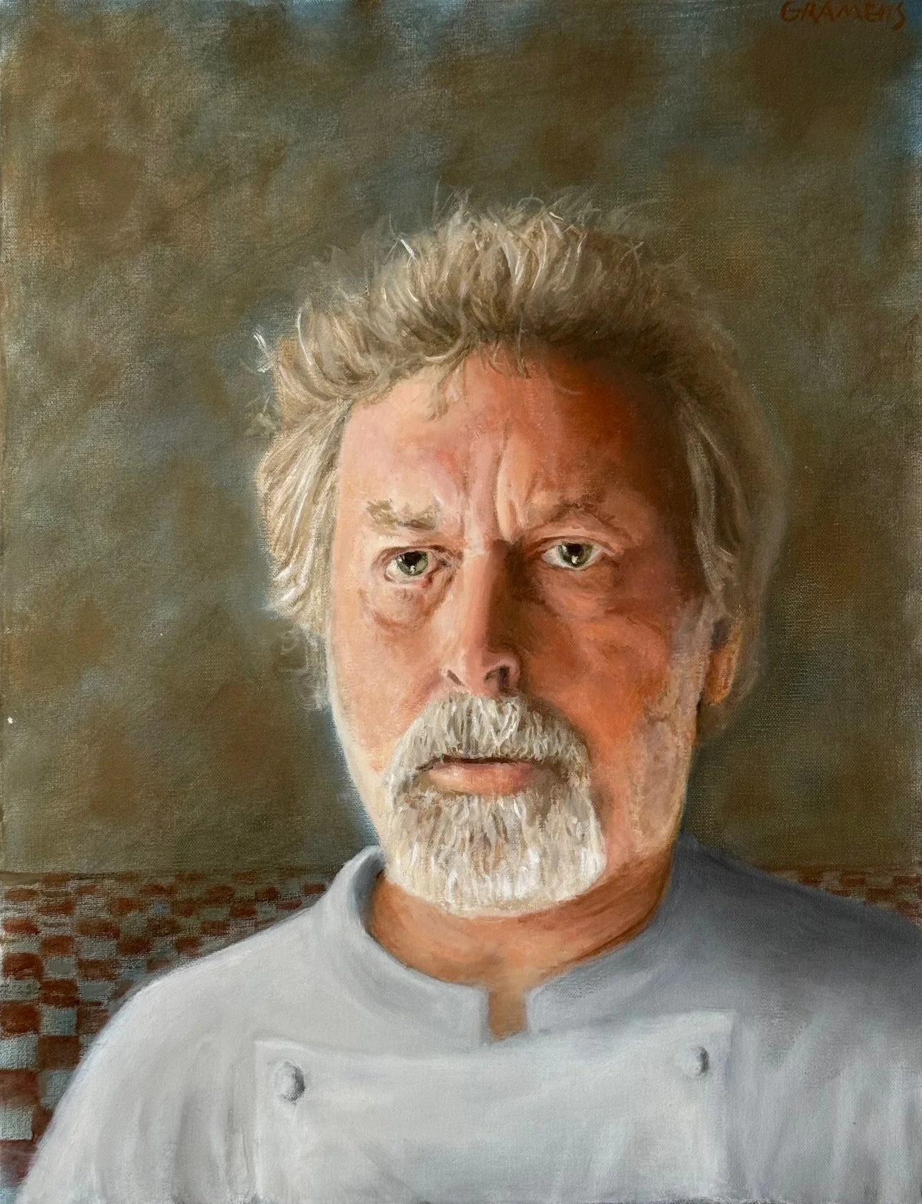 Patch Gramens,  Peter The Baker,  oil on canvas 
