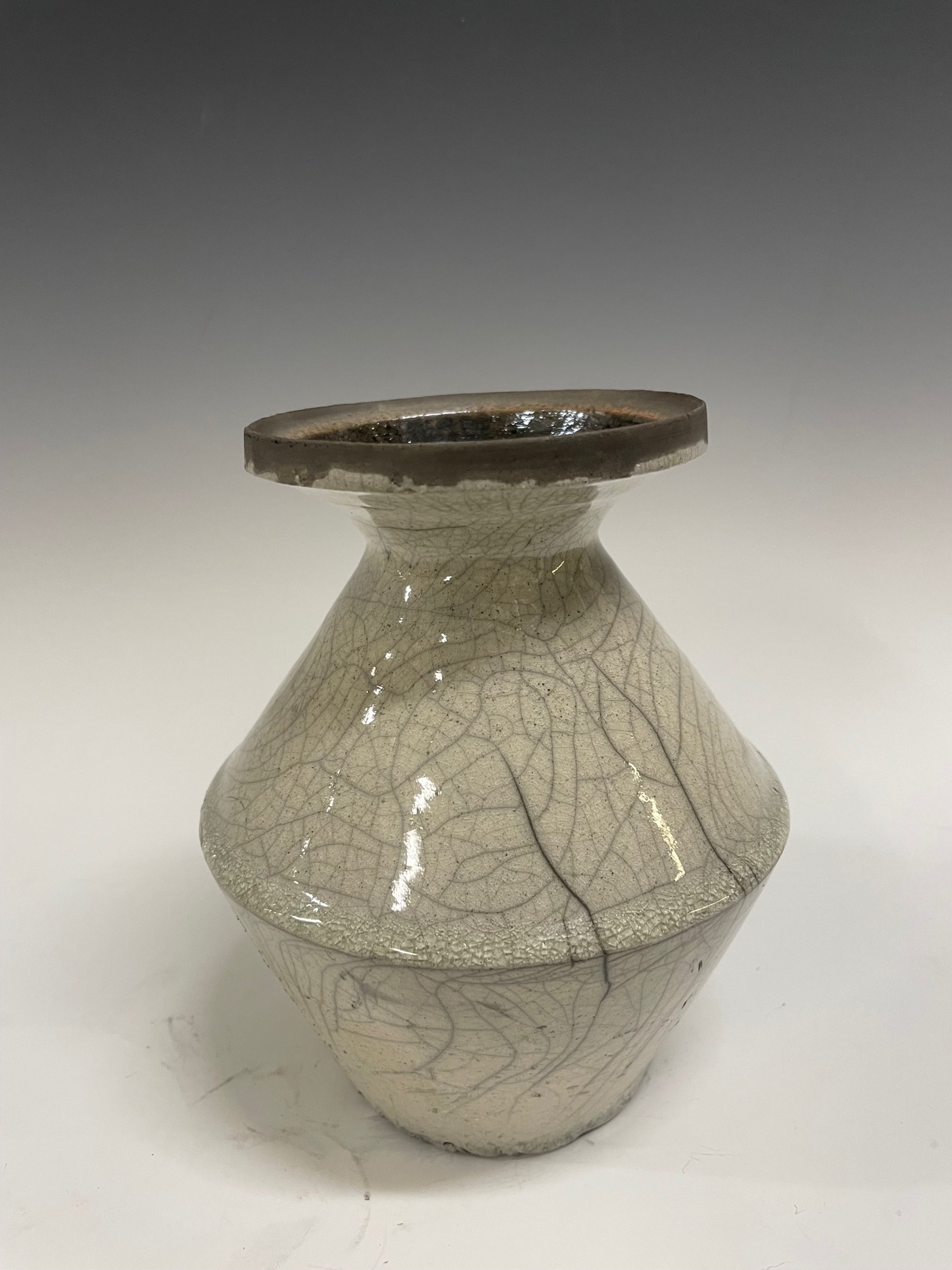 Nora Wilson, Raku Vase , clay, WAHS