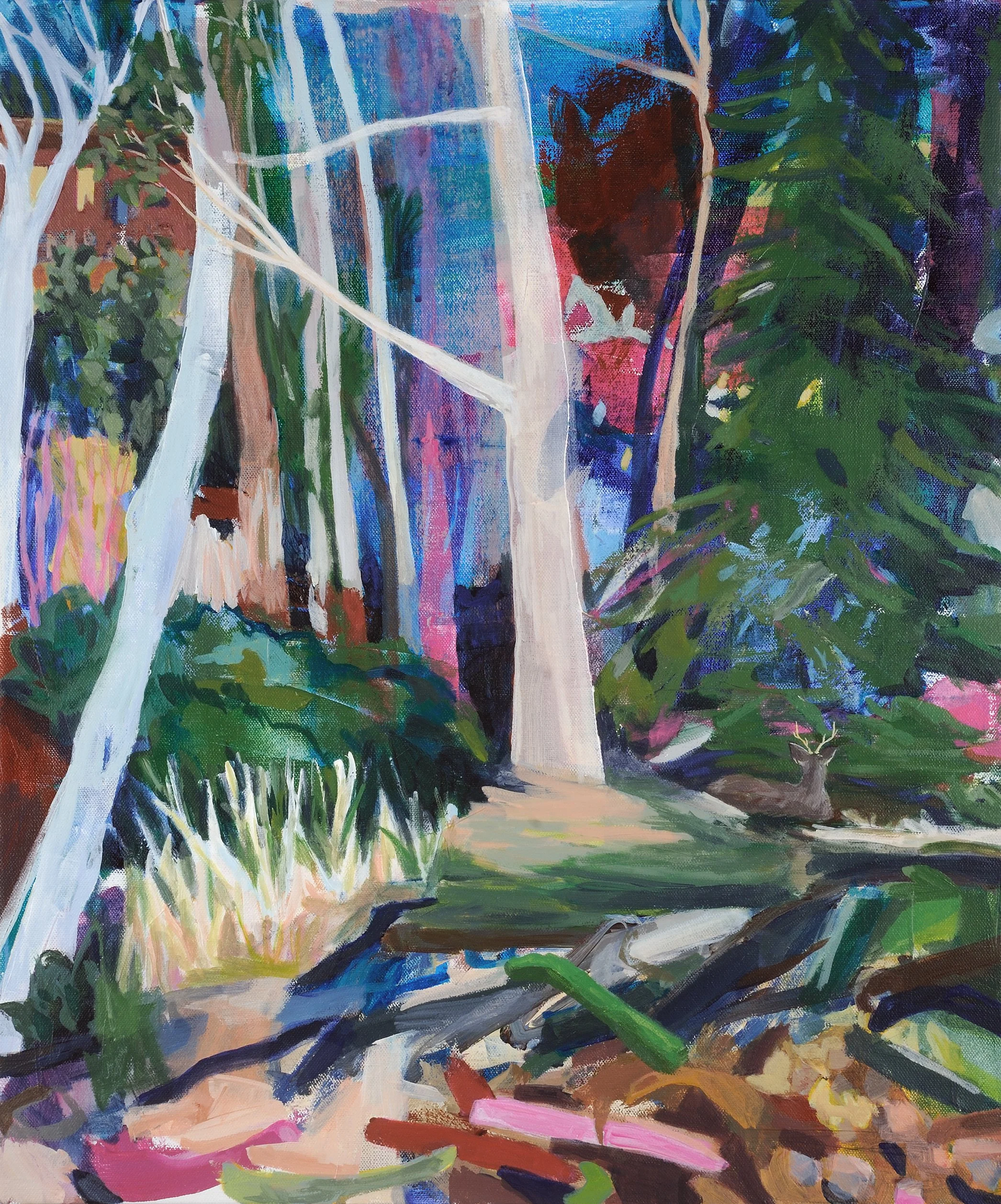 Jennifer Duncan, Encroachment, Acrylic on canvas, 24x20 in. $750