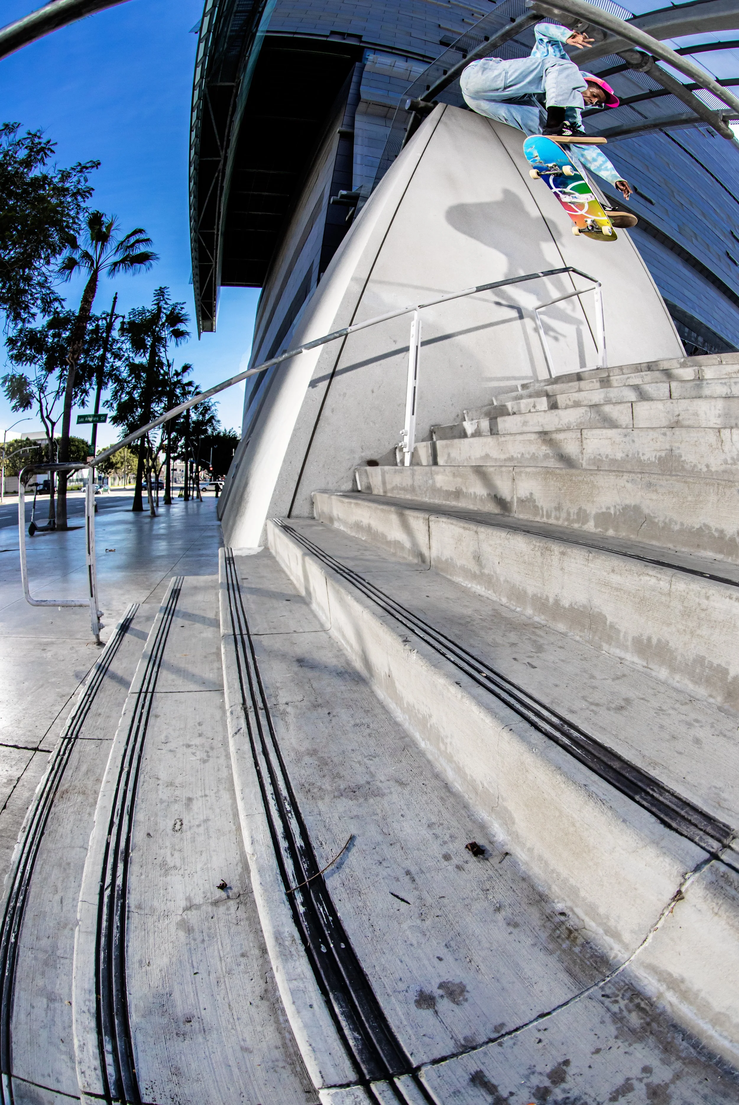 LeAndre Sanders // Fakie Kickflip // LA