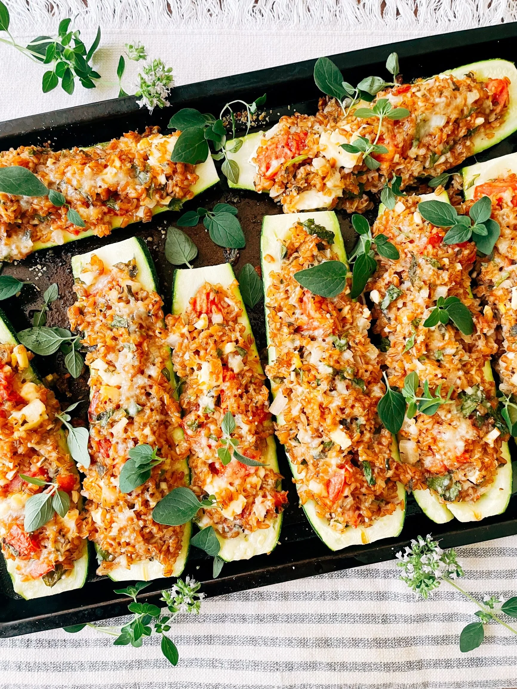 Mediterranean Zucchini Boats