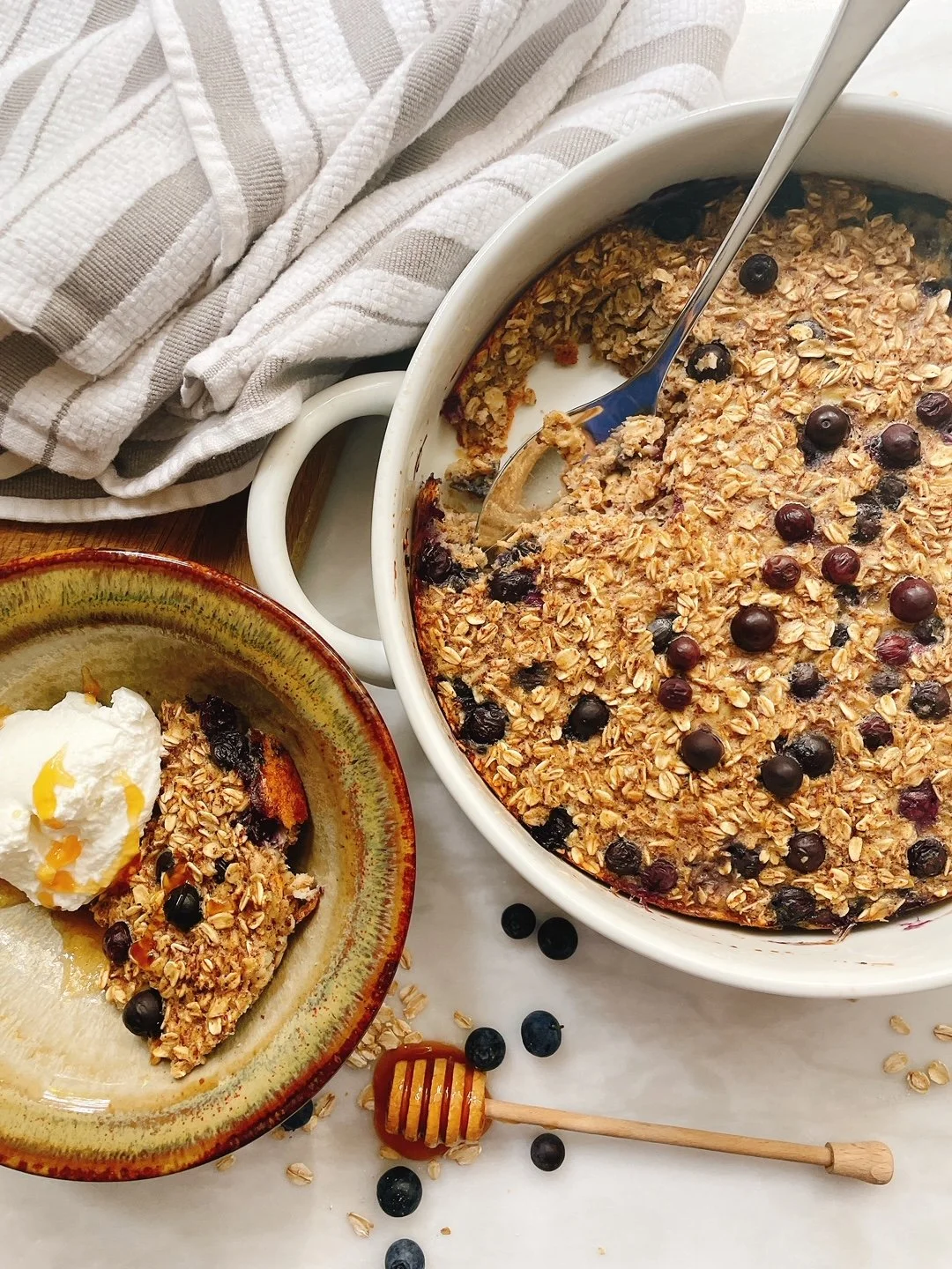 Blueberry Baked Oatmeal 