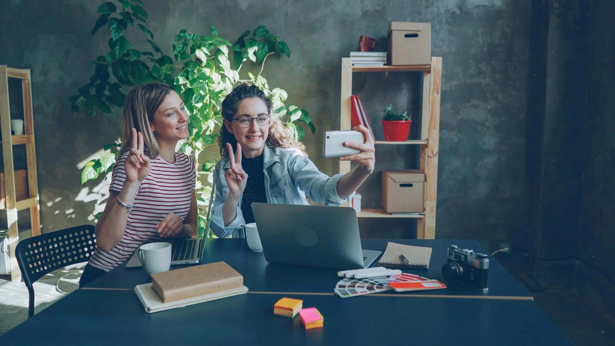 young women experiencing anxiety with social media