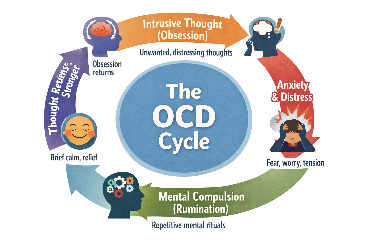 How OCD cycle looks like