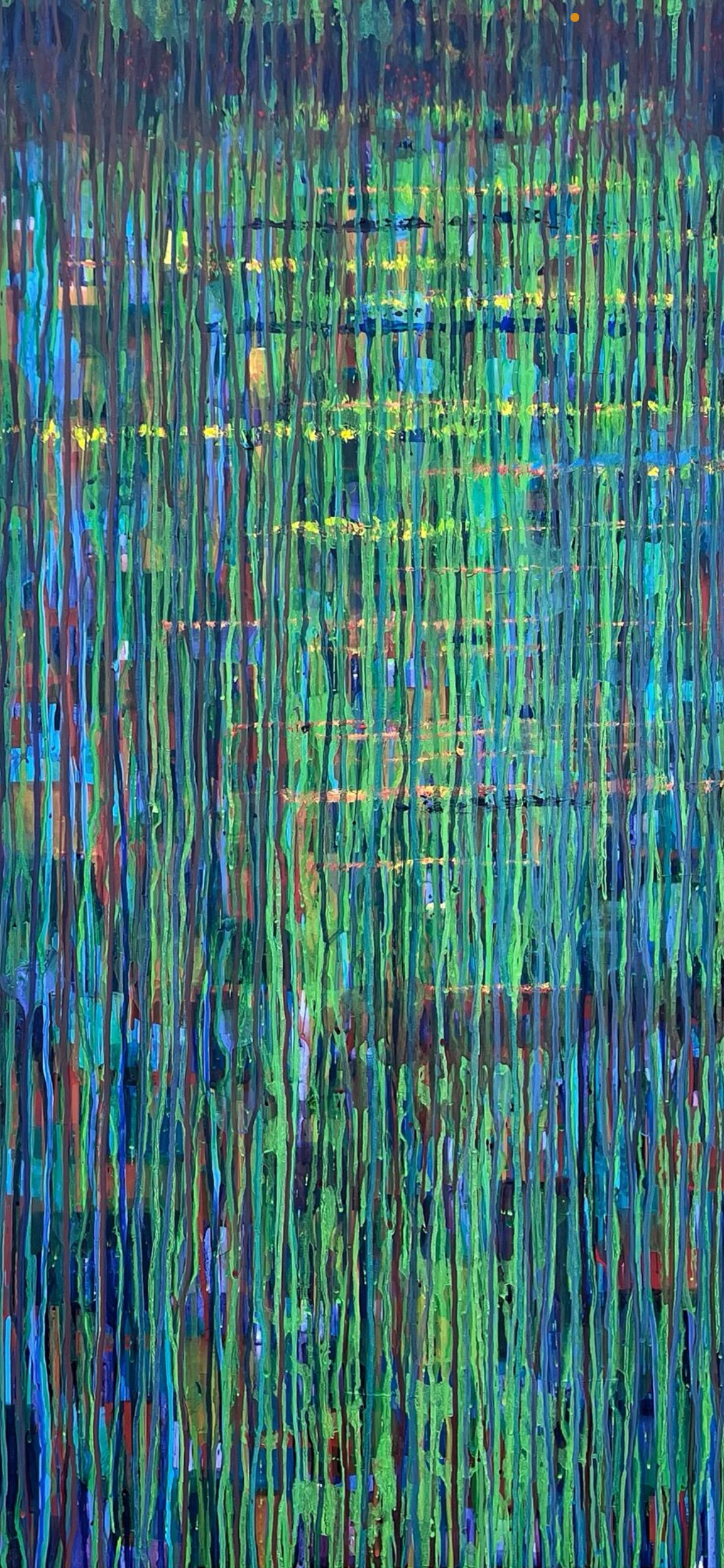 Acryliques et pigments sur papier. 2021.
