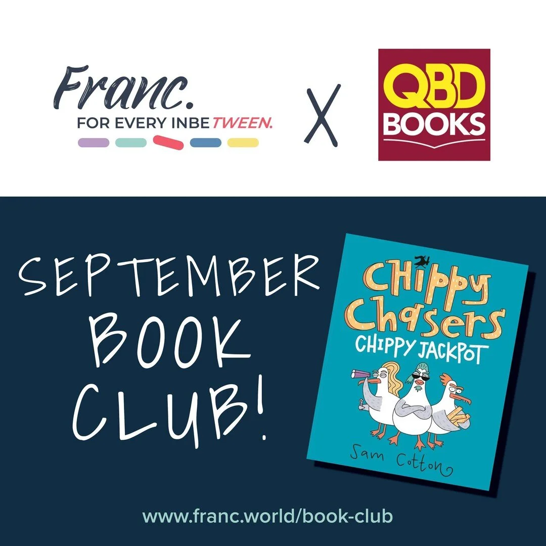 At Franc.World, we love nothing better than visiting our local QBD bookstore and browsing the shelves for a great new read &ndash; sure online is amazing, but to us, nothing can beat that new book smell, mmmmm delicious! 

Why not try it out for your
