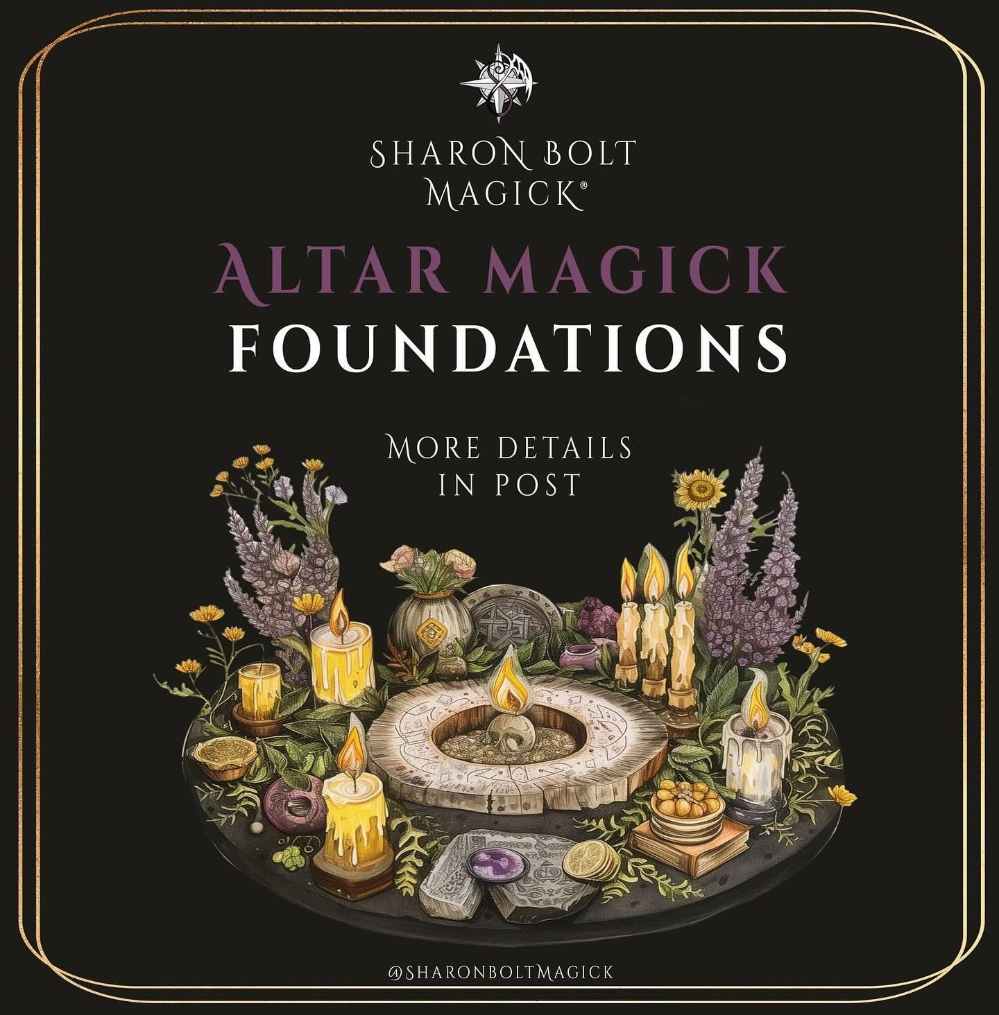 Altar Magick Foundations

This is the class that I wish I had attended at the start of my journey.  It would have saved me a lot of trial and error. 

The Altar Magick Foundations class is designed to cut through the confusion surrounding altar work 