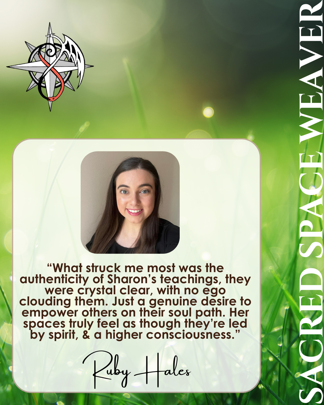 Ruby Hales on Sacred Space Weaver