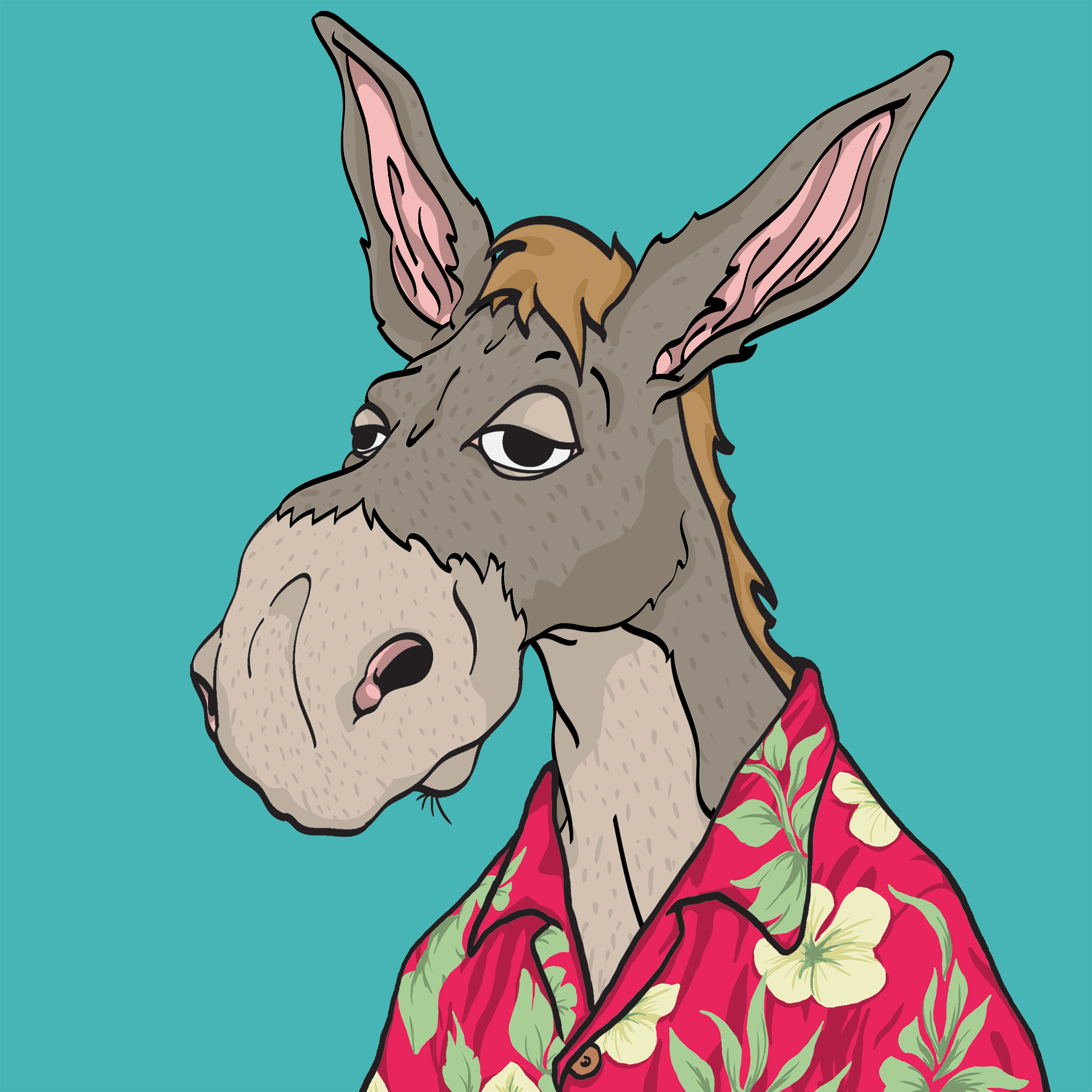 Mule Hawaiian Red.png