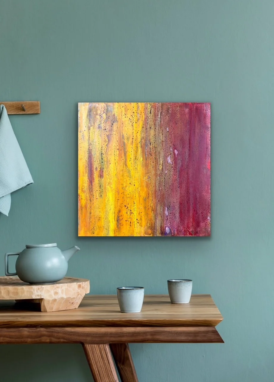 "MARGINAL" | Encaustic | 60 x 60cm. 2026