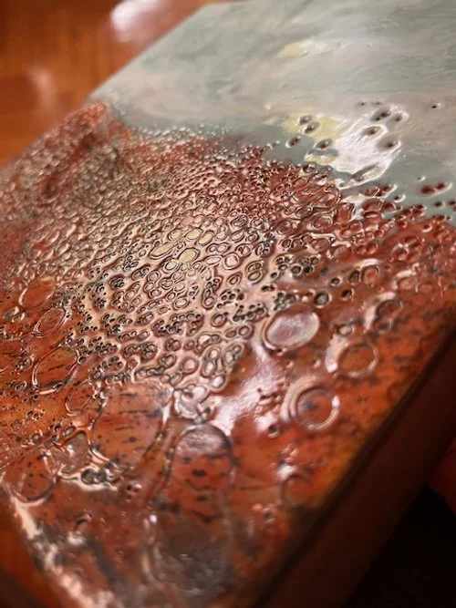 water on encaustic technique