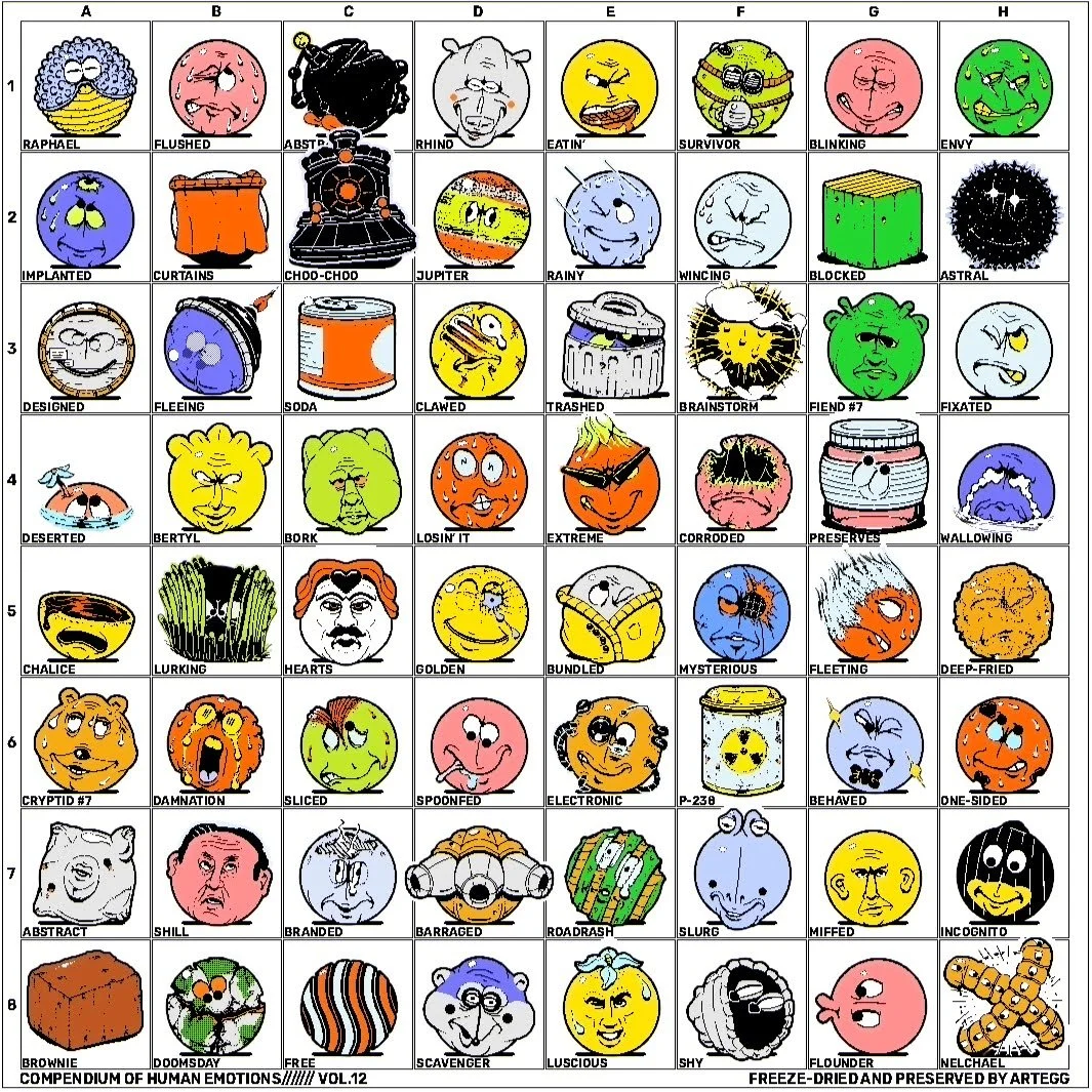 Compendium of Human Emotions Vol. 12 Print — ArtEgg3D.com