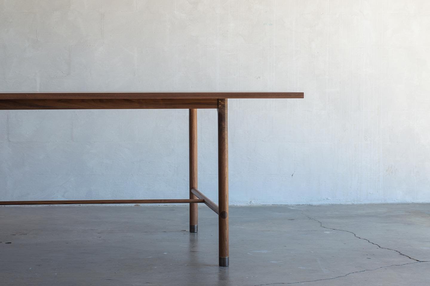 California Table in out oiled walnut