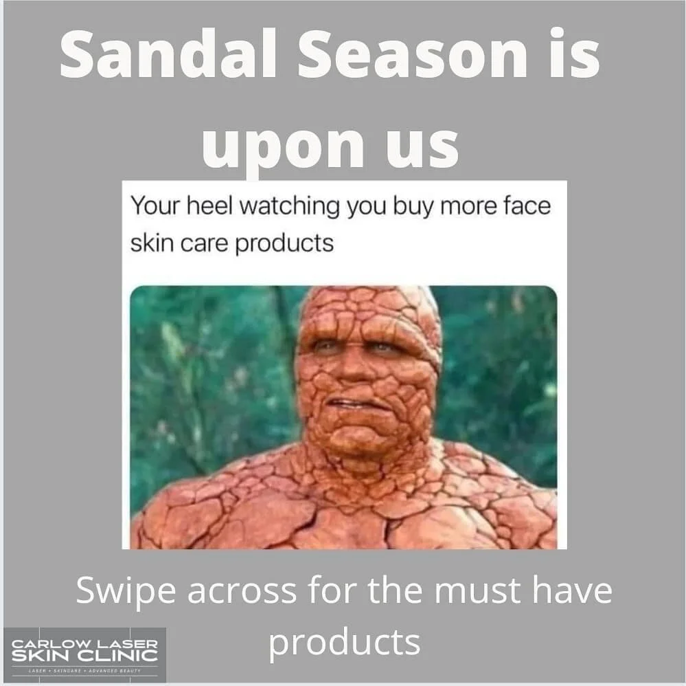 Sandal season homecare for feet.
Check out our website to purchase these fantastic products. www.carlowlaserandskinclinic.ie
Tel: 0876483431
#carlow #feethomecare #sandalready