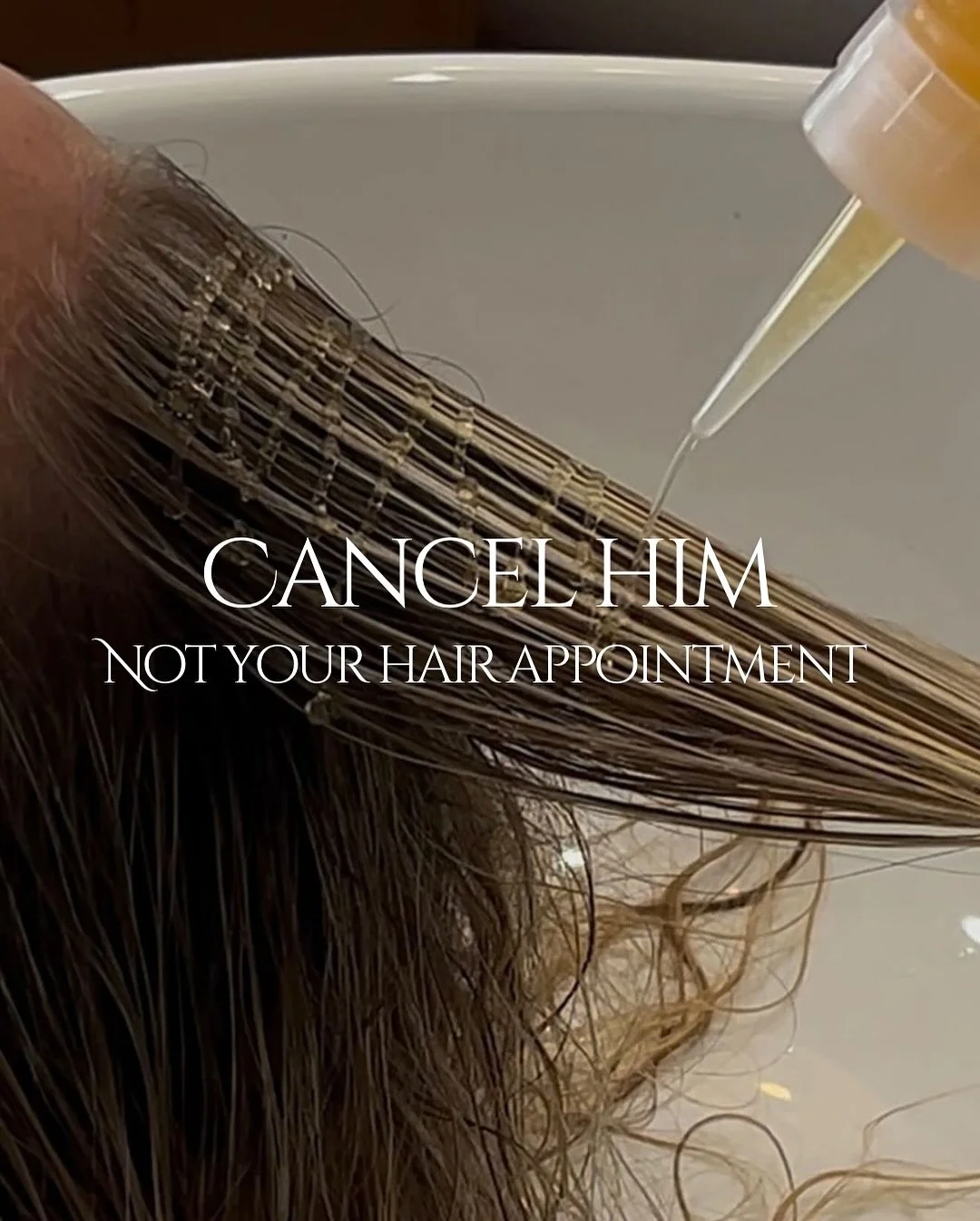Your man vs your stylist &hellip; 

Who&rsquo;s really showing you off?! 

Block him, book us 📲
You&rsquo;re hair deserves better, and so do you 🫶🏻
.
.
.
.
.
.
.
.
#hairdressers #hair #hairdresser #hairstylist #hairsalon #haircut #hairstyle #balay