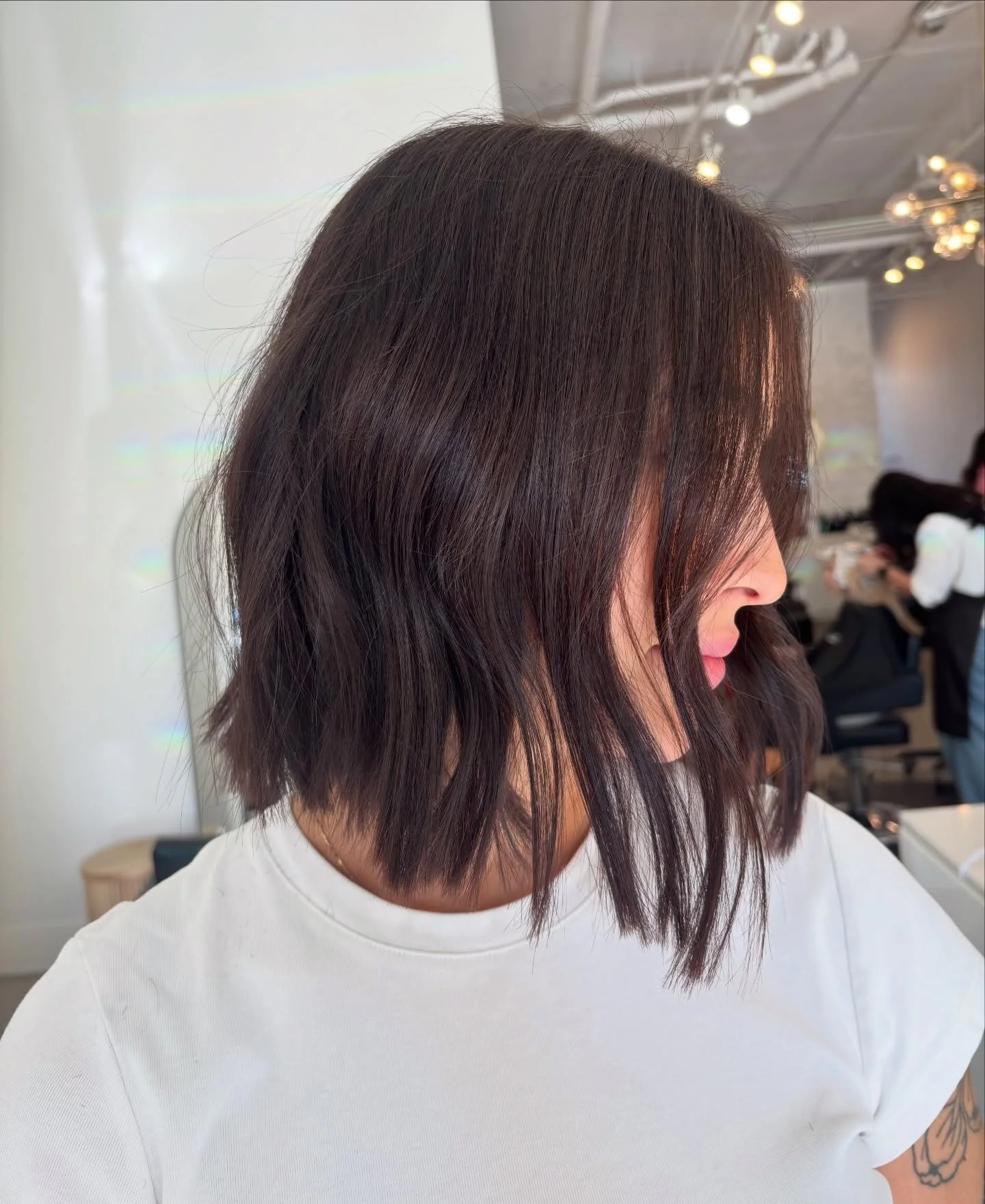 She&rsquo;s trending for 2026 🤍💅🏻✨ 

Created by @annaehair 
.
.
.
.
.
.
.
#hairgoals #bobhaircut #hairtrends #brunettehair #hairstyles