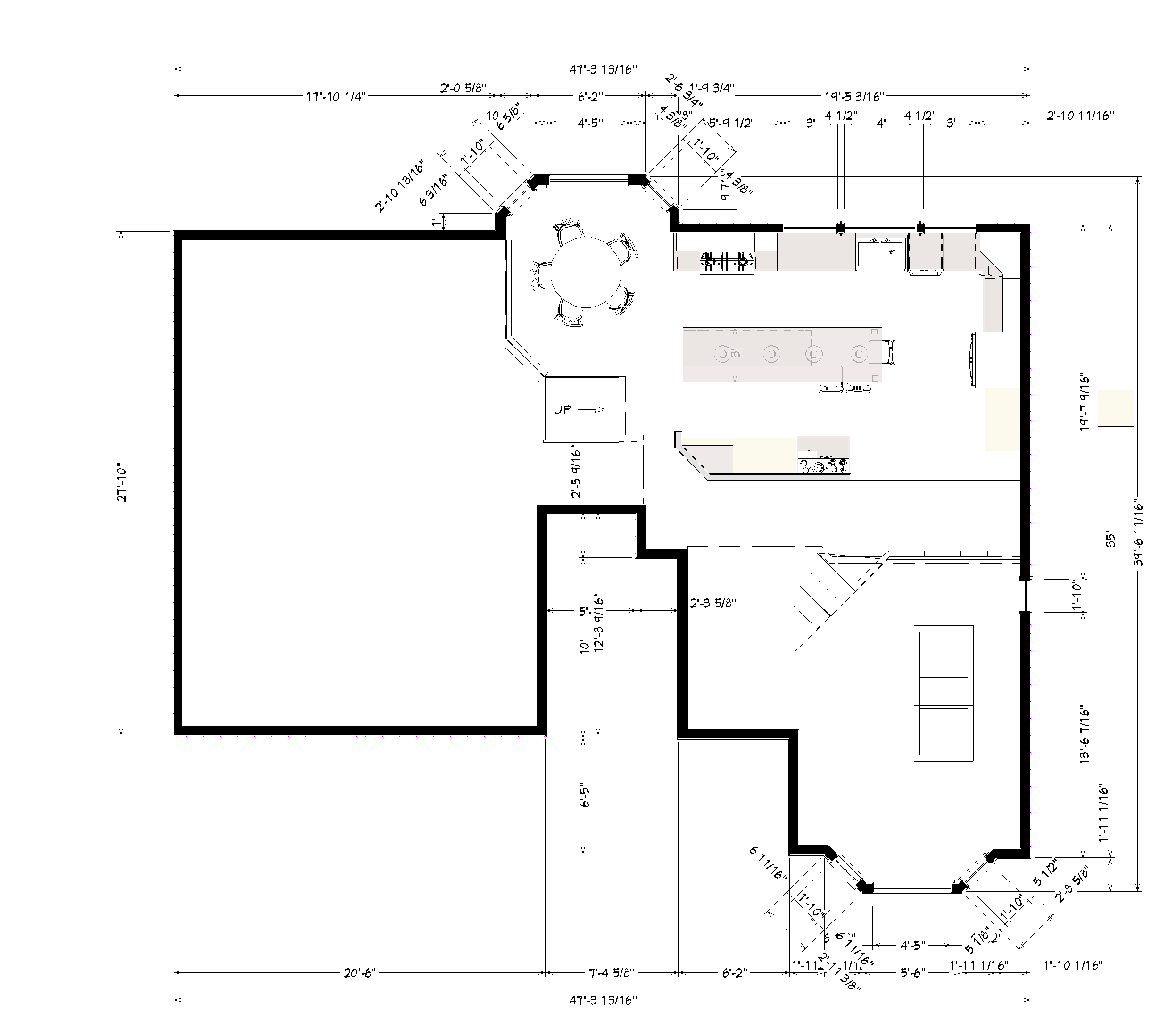Floor plan detail