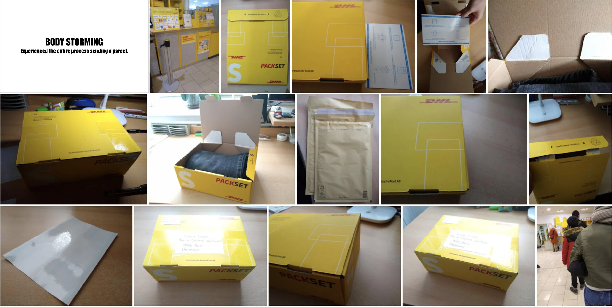 Body storming design thinking