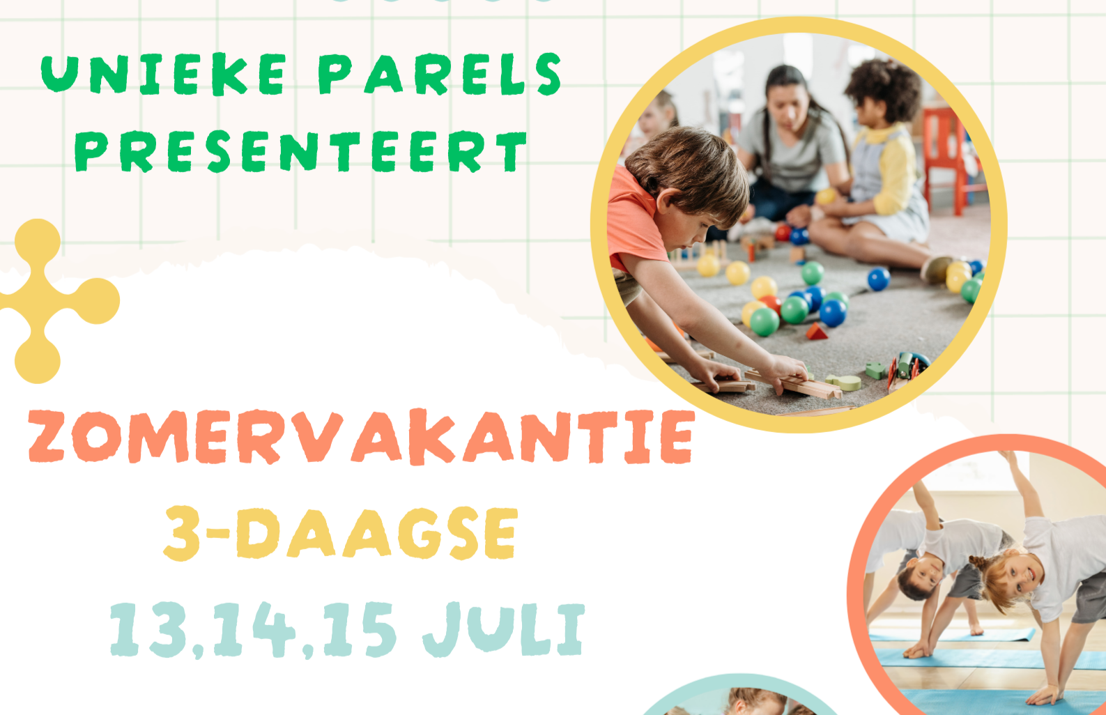 Rijkevorsel | Yoga-Crea-kamp | Unieke Parels | 4-8 jaar