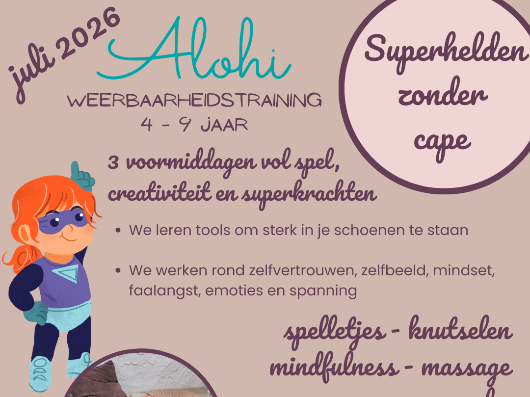 Superhelden zonder cape (weerbaarheidstraining) (4-9 jaar)